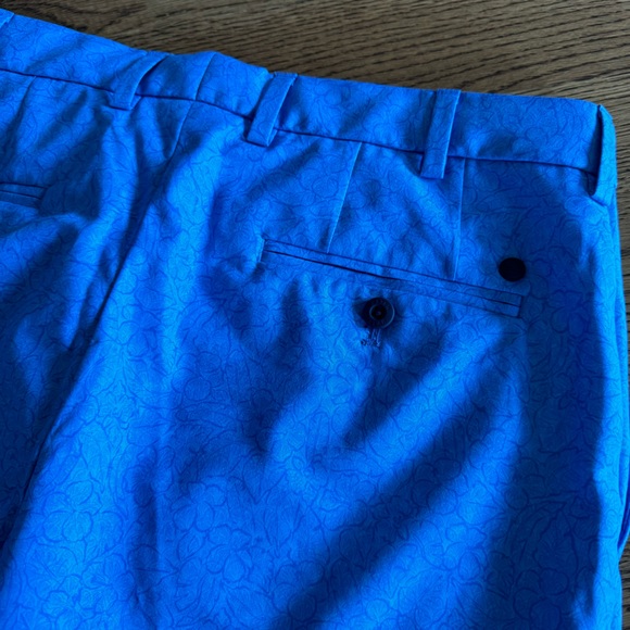 Peter Millar Crown Crafted Surge Performance Blue Shorts | Size 33 - Picture 6 of 11